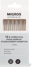 Apéro-Picks Edelstahl 12 Stk.