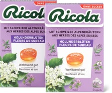 Ricola fleurs de sureau sans sucre