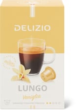 Delizio Capsules de café Lungo Vaniglia 12 capsules