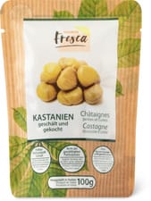 Snack marrons pelé et cuit