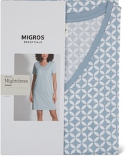 Lady's night shirt (Farbe: light blue, Grösse: S)