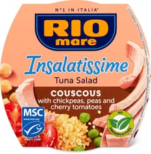 Rio Mare Insalatissime MSC Couscous avec pois chiches, petits pois et tomates cerises