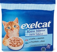 Exelcat Small Menus With Salmon and Tuna
