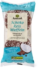 Alnatura Bio Galettes de riz au chocolat Chocolat au lait et noix de coco