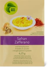 Bio safran et bolets en poudre