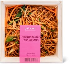 Nouilles sautées avec légumes