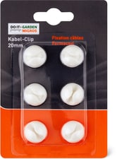 Cable Clip 20mm White