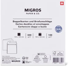 Cartes + enveloppes, 145 x 145