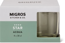 Star Acqua mince grise 4 pièces, 30cl (Couleur: gris, Taille: 000)