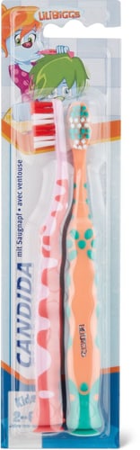 Candida Lilibiggs Kids Toothbrush With Suction Cup