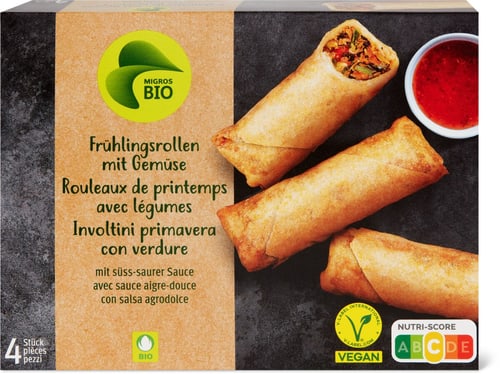 Bio Spring rolls with vegetables