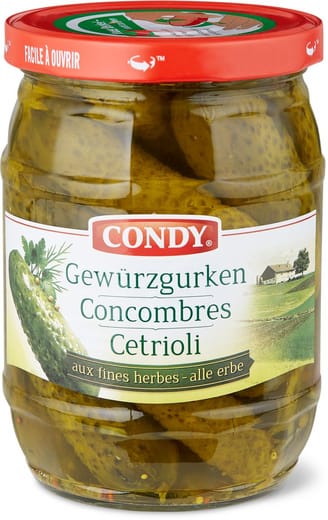 Condy Concombres aux fines herbes