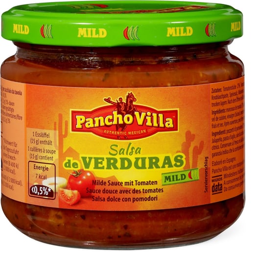 Pancho Villa Salsa De Verduras Mild Online Supermarket Migros Grocery By Smood