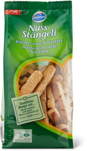 Bâtons aux noisettes