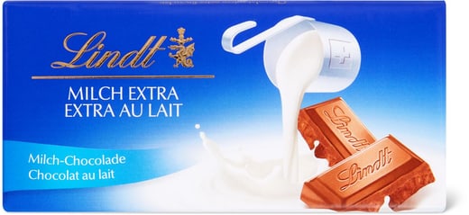 Tablette de chocolat Extra au Lait Lindt - Chocolat