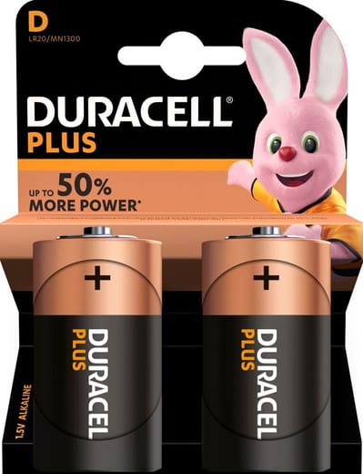 Duracell Plus Power D / LR20 (2Stk.) Batterie