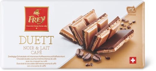 Duett noir & lait Café