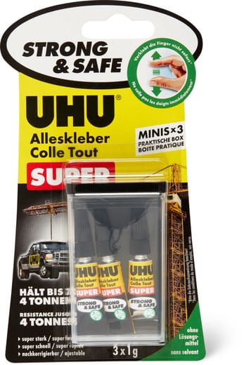 UHU - 6304619 - Colla spray superchiaro 2in1 500ml rimovibile