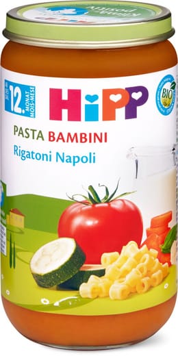 HiPP Pasta Bambini Rigatoni Napoli 250 g