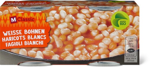 Bio M-Classic Haricots blancs