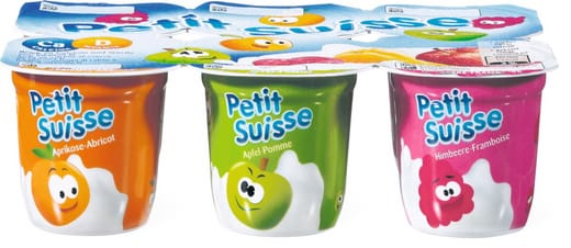 Petit Suisse lampone albicocca mela
