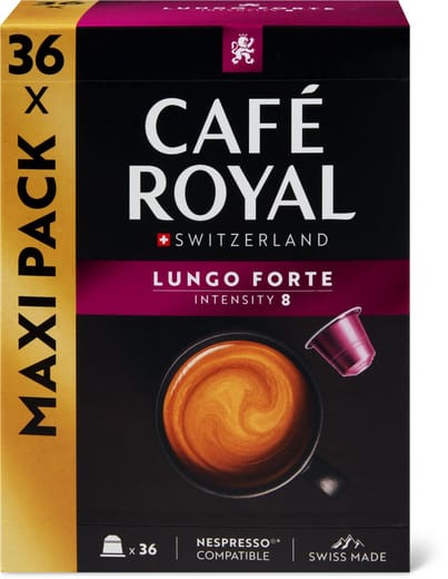 Cafe Royal Lungo Forte 36 Kapseln Online Supermarket Migros Grocery by Smood