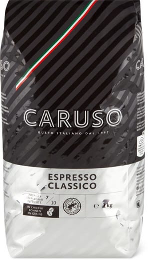 Caruso Espresso Bohnen 1kg Online Supermarket Migros Grocery