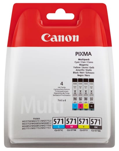 Canon CLI-571 Multipack BKCMY | Smood Tintenpatrone Grocery