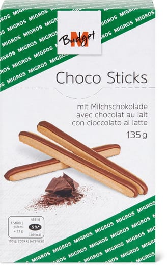 M-Budget Choco sticks