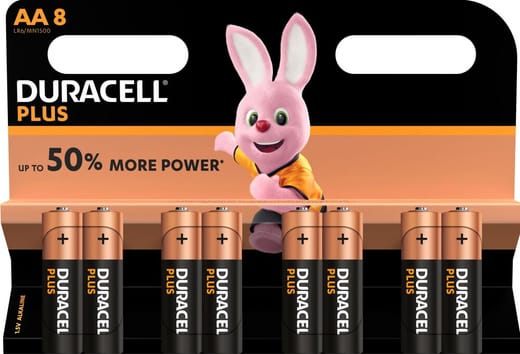 Duracell Plus Power AA Alkaline 8Stk. Batterie