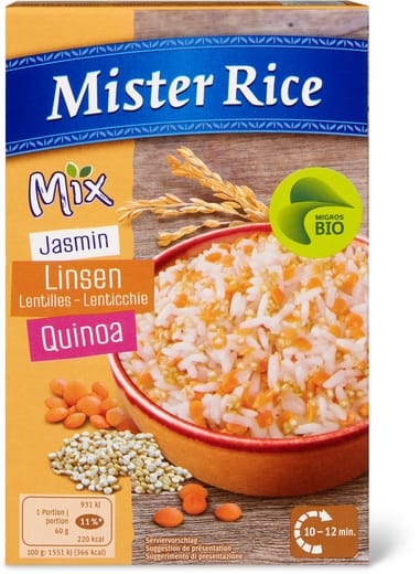 Bio Mister Rice Jasmin Linsen-Quinoa