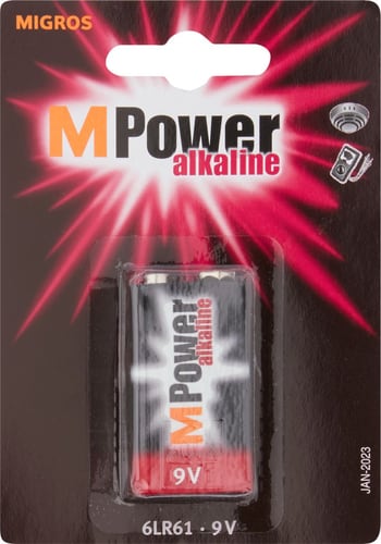 M-Power 6LR61 / 9V 1 pièce pile Batterie – acheter chez