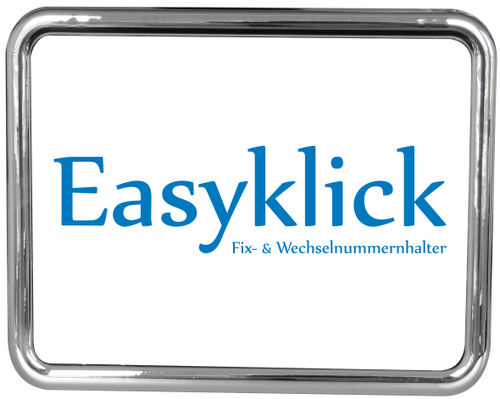 Support de plaque d'immatriculation EASYKLICK