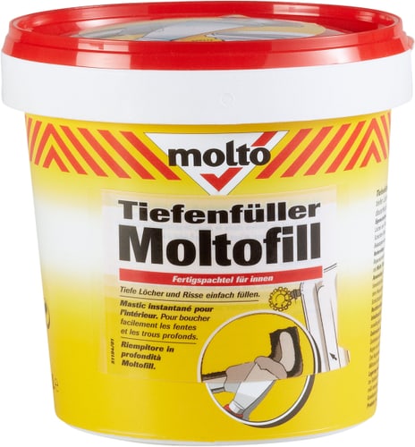 Molto Réparation Intérieur terminé Spatule 1 kg mastic moltofill