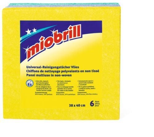 Achat Miobrill · Chiffons de nettoyage en microfibre 32x37cm • Migros