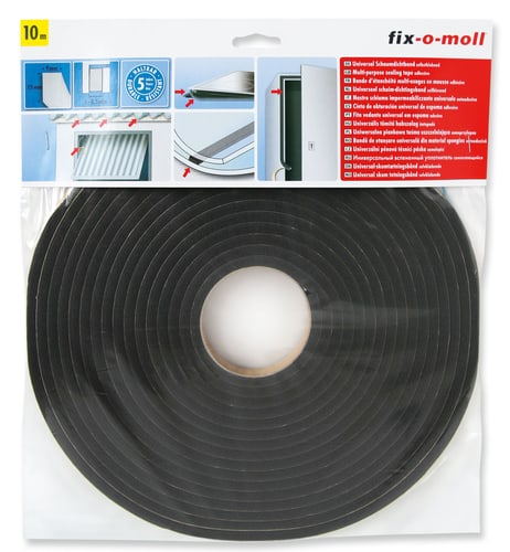 Fix-O-Moll E-Profil Gummi-Dichtung 9 x 4 mm, 10 m Dichtung - kaufen bei Do  it + Garden Migros
