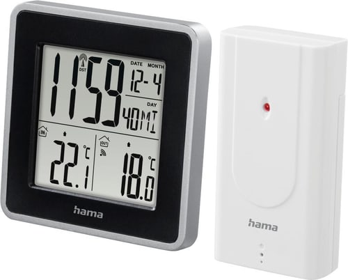 Hama Station météo WiFi avec application, capteur extérieur, thermomètre/hygromètre/baromètre  Station météorologique – acheter chez