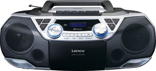 Lenco - MINI CHAINE HIFI RADIO FM PORTABLE LECTEUR CD-CASSETTE