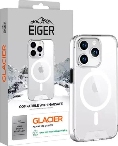 Eiger Glacier MagSafe Case iPhone 15 Pro Max transparent Coque smartphone –  acheter chez