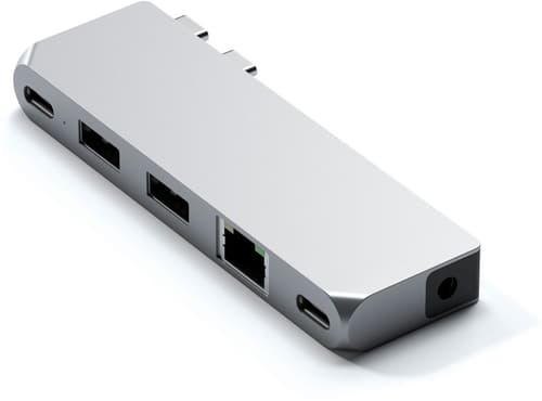 Satechi Adaptateur multi-ports Argent - HDMI 4K, USB 3.0, Ethernet, SD,  microSD - Station d'accueil & Dock - SATECHI