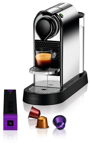 deur Kostuum films Krups Nespresso Citiz Chrome XN741C Machines à café à capsules – acheter  chez melectronics.ch