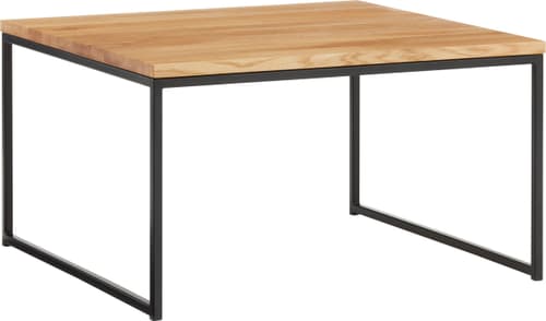 MiCasa Italia. Tavolino da Salotto Nero 90x49x45 cm in Legno Multistrato