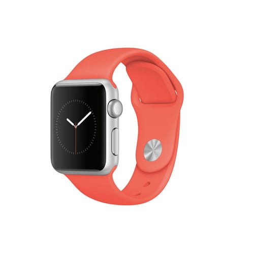 Ricambi \u0026 accessori per Apple Watch Sport, 38mm argento cassa in allumino  con cinturino albicocca