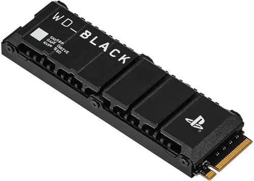 Disque SSD Interne WD_BLACK SN850P avec dissipateur pour PS5 4 To Noir -  SSD internes