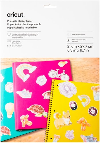 Cricut Joy Xtra Papier autocollant Joy Xtra imprimable A4, 8 pièces, Blanc  Accessoires pour traceurs de découpe - acheter chez Do it + Garden Migros