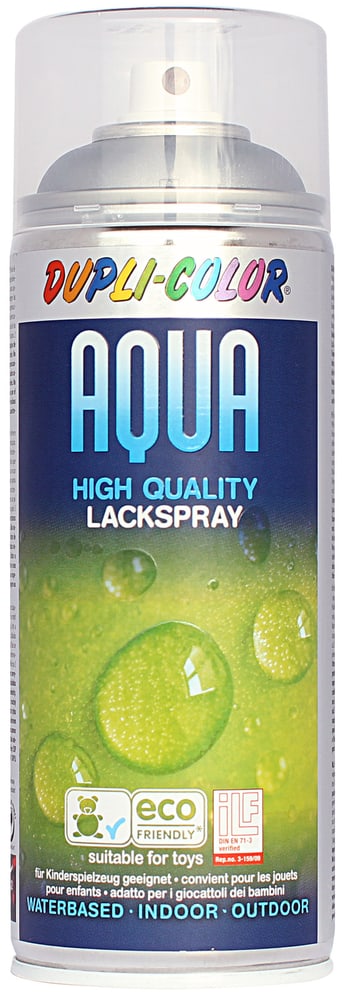 Aqua Lackspray argente Air Brush Set Dupli-Color 665552600000 N. figura 1