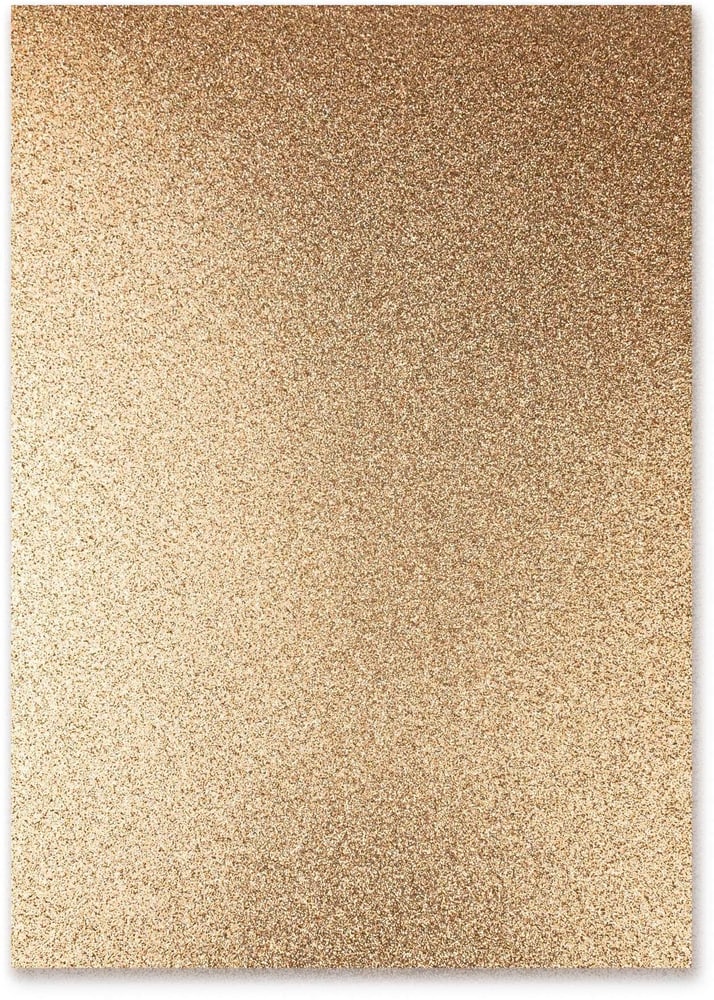 Cartoncino glitterato A4, 300 g/m², 10 fogli, champagne Cartone glitterato URSUS 785302426888 N. figura 1
