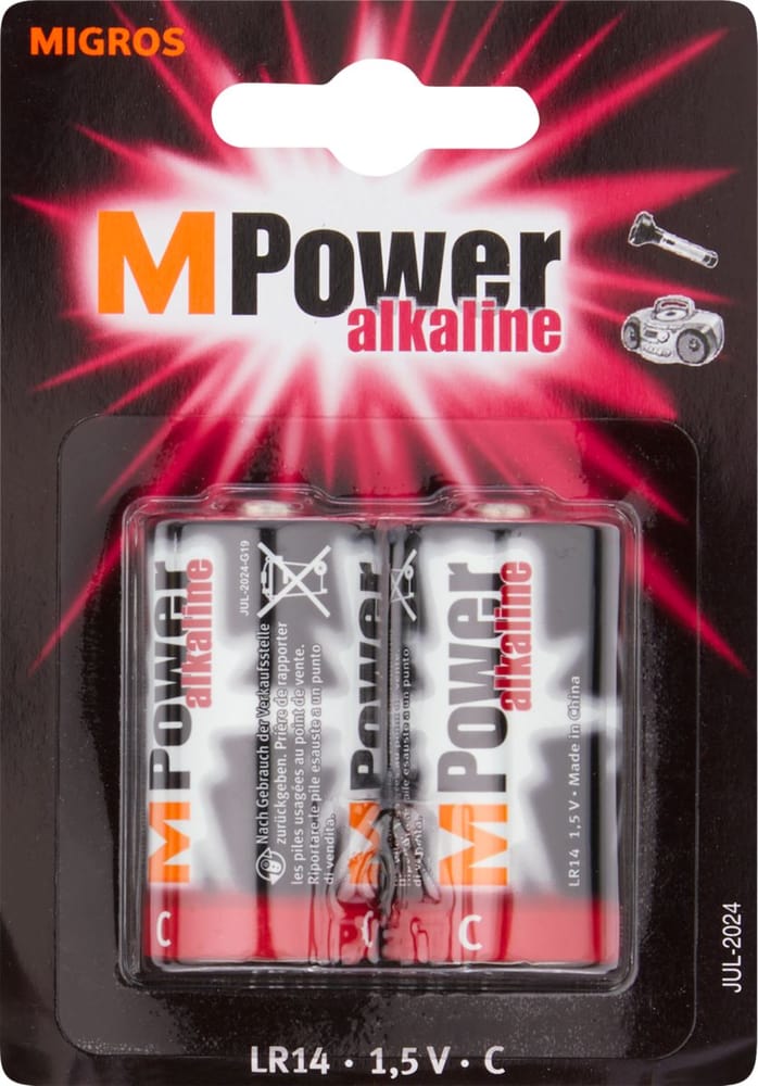 C / LR14 2 pezzi pila Batteria M-Power 704718000000 N. figura 1