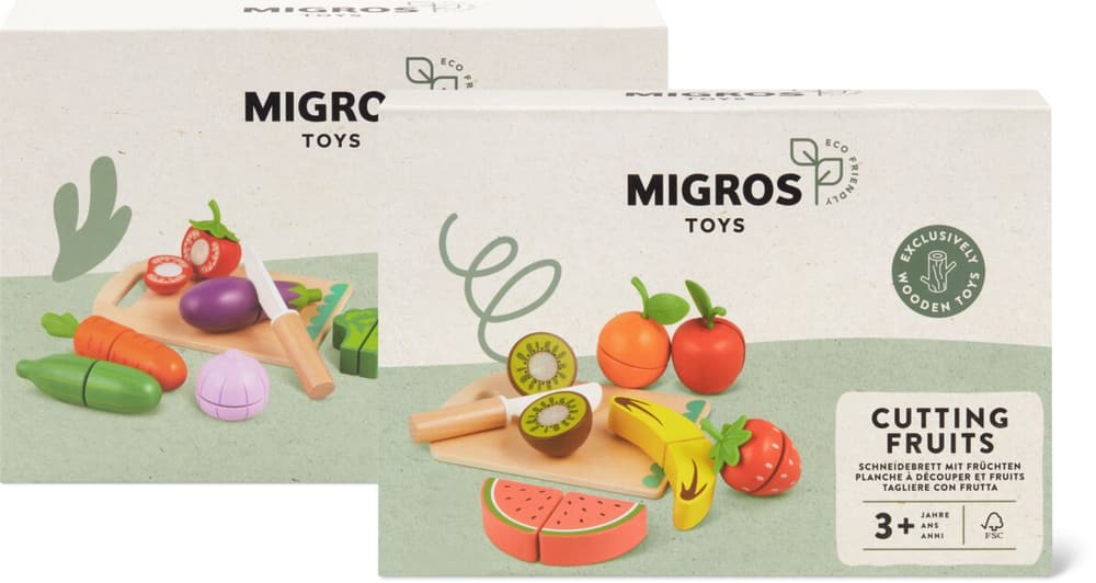 Migros Toys Gemüse und Obst Rollenspiel MIGROS TOYS 749318200000 Bild Nr. 1