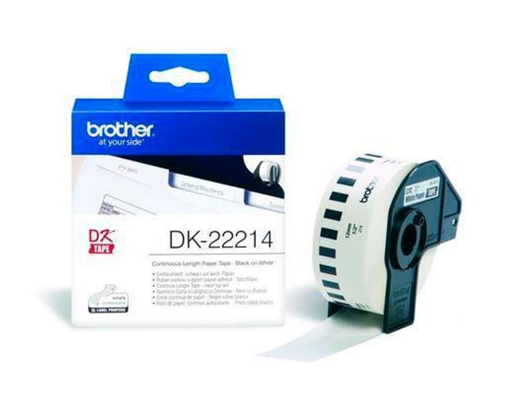 Ptouch Support pap.cont. 12mmx30.48m Étiquette Brother 785300124011 Photo no. 1